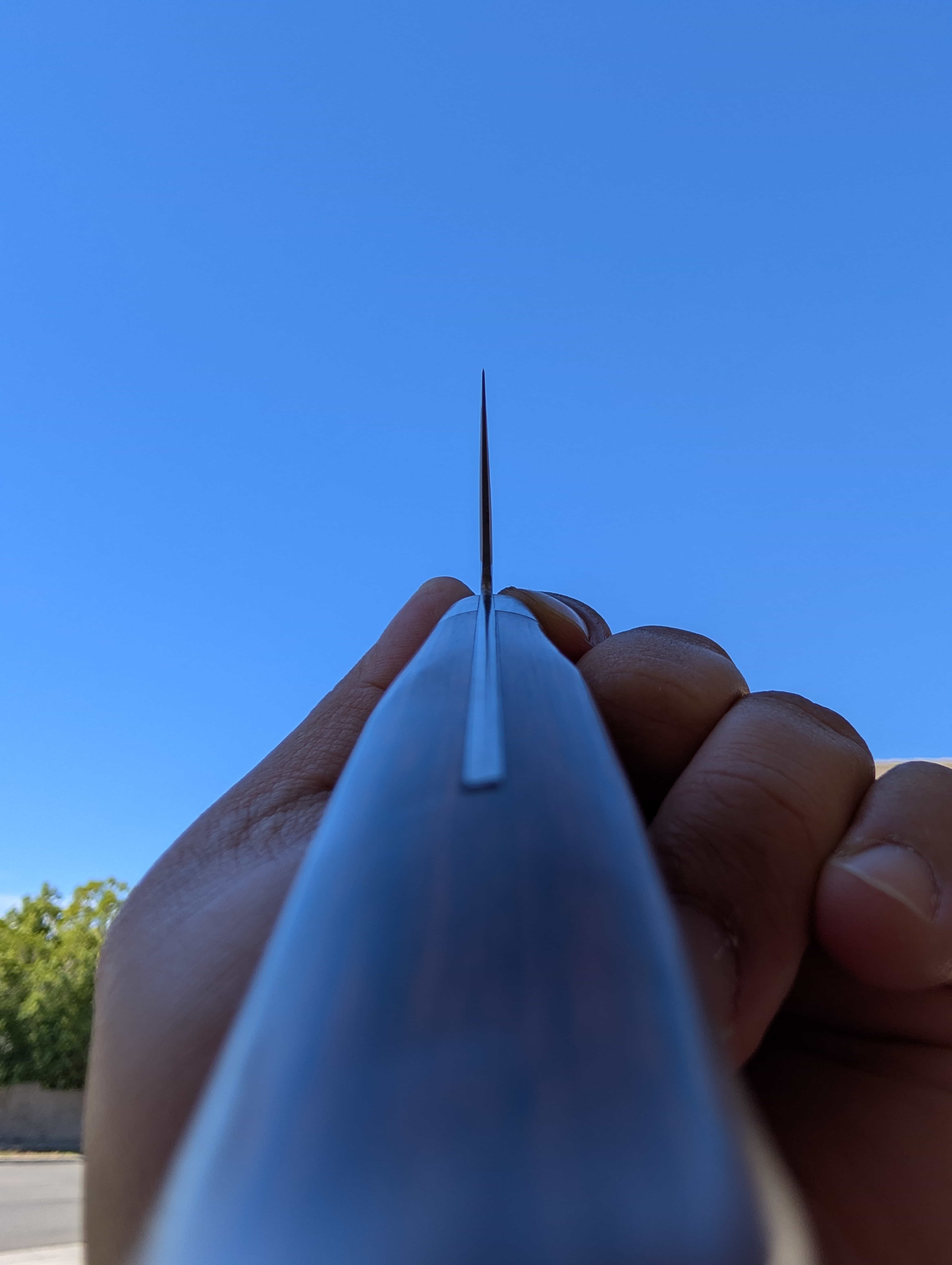 Satake Cutlery Santoku knife with blast finish thumbnail 5