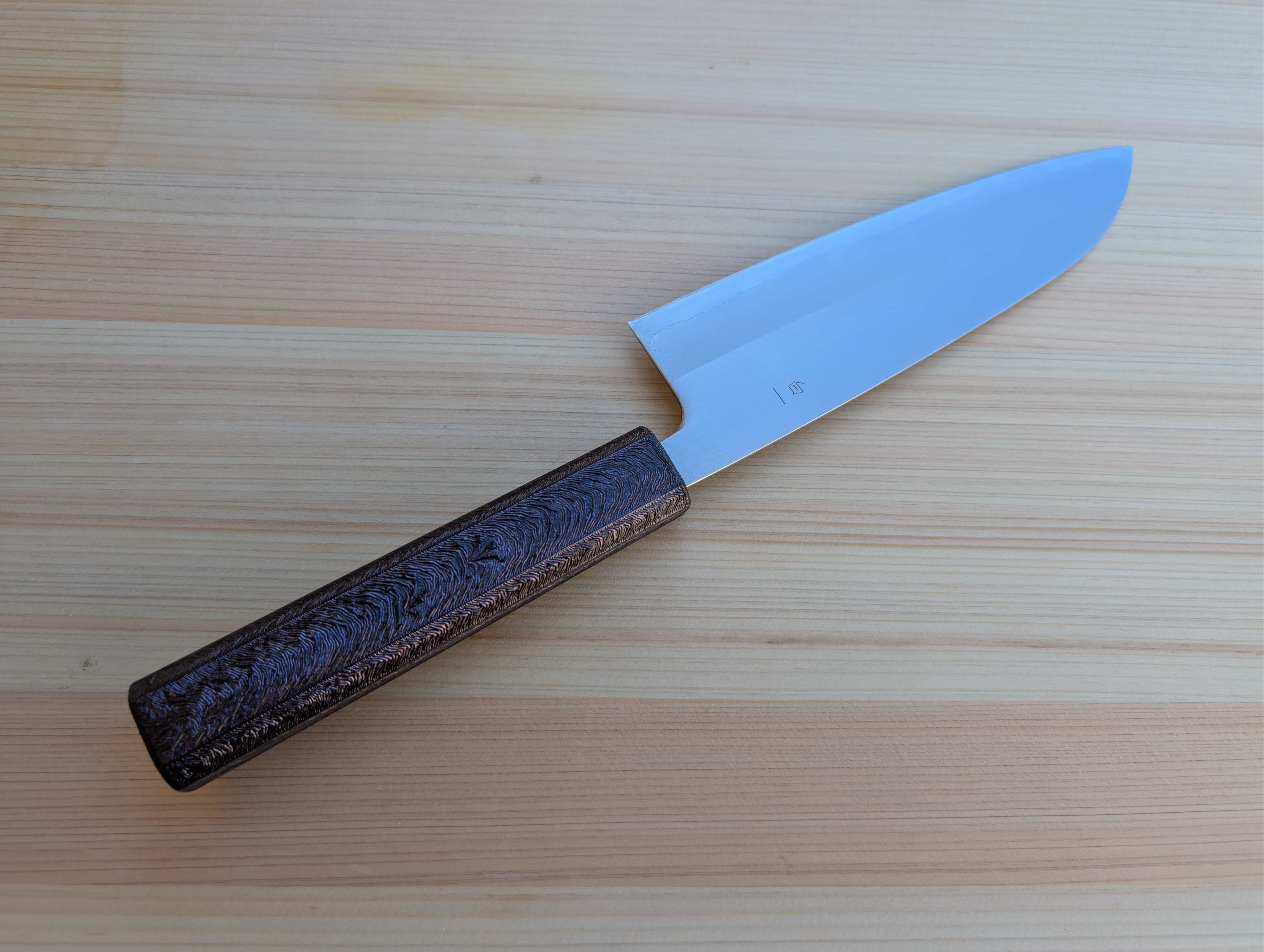 Tsunehisa Shirogami Santoku thumbnail 2