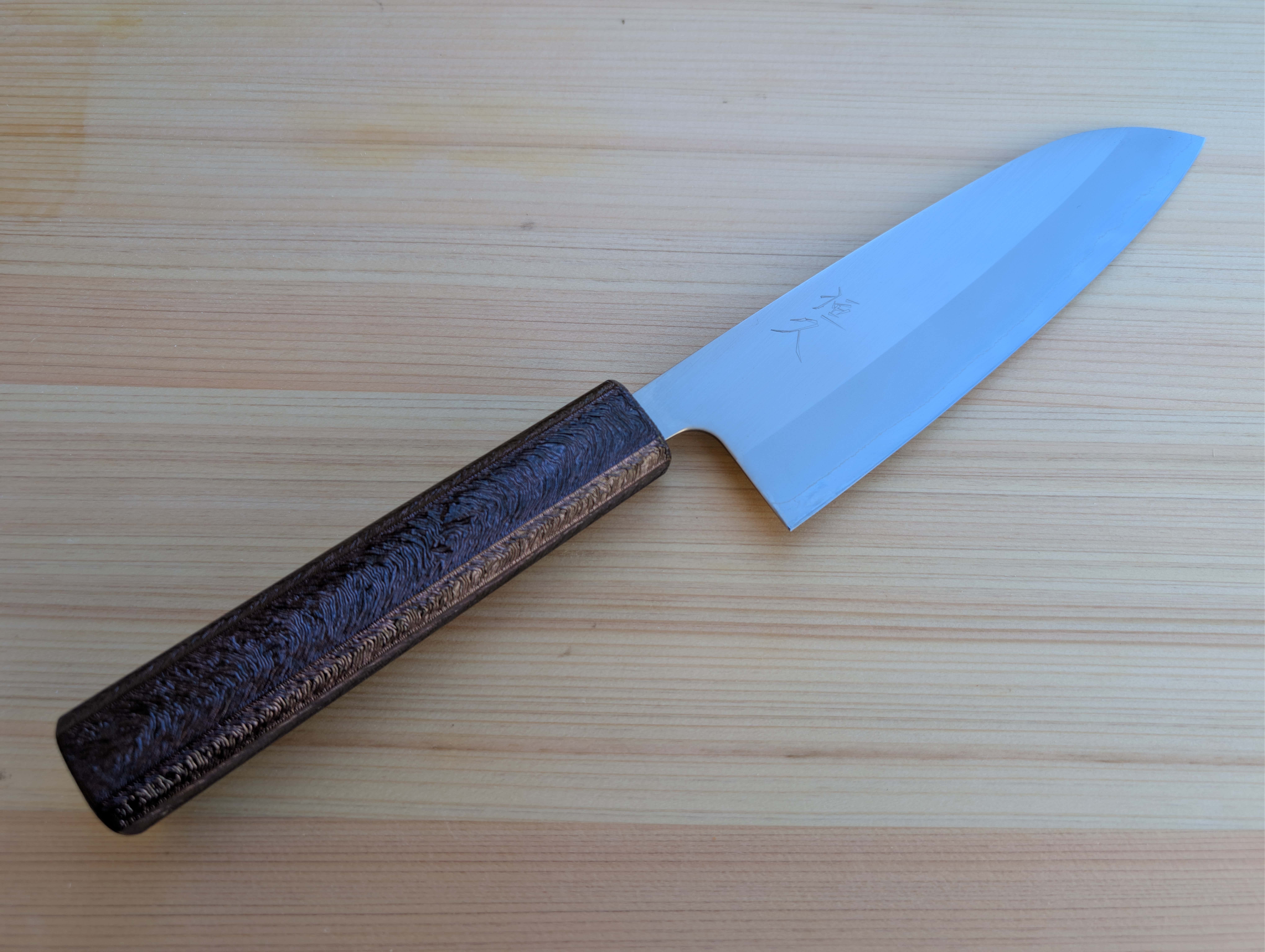 Tsunehisa Shirogami Santoku thumbnail 1